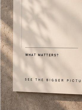 What matters? line on the planner