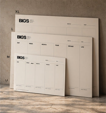 Bigs wall planner in sizes M, L and XL